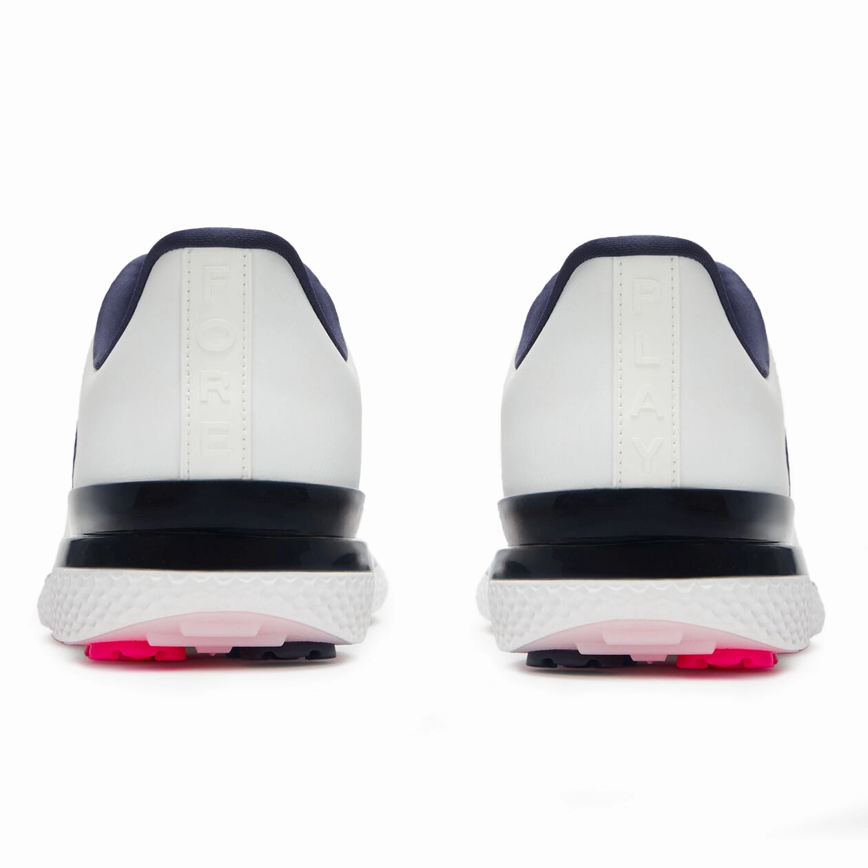 G/Fore Women's Gallivan2r Side Stripe Golf Shoes - Snow/ Twilight Chic Platform Sneakers