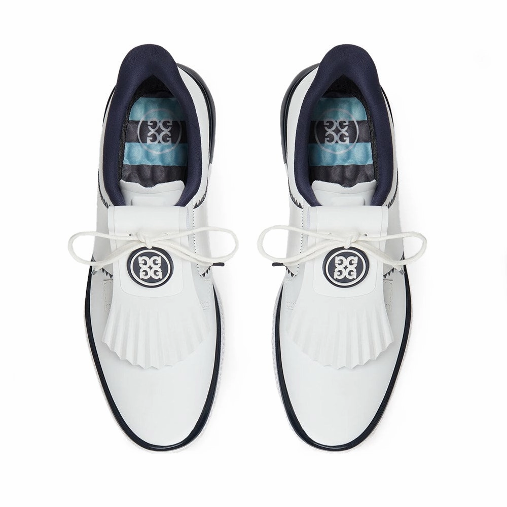 G/Fore Women's Gallivan2r Side Stripe Golf Shoes - Snow/ Twilight Tour-Level Golf Shoes