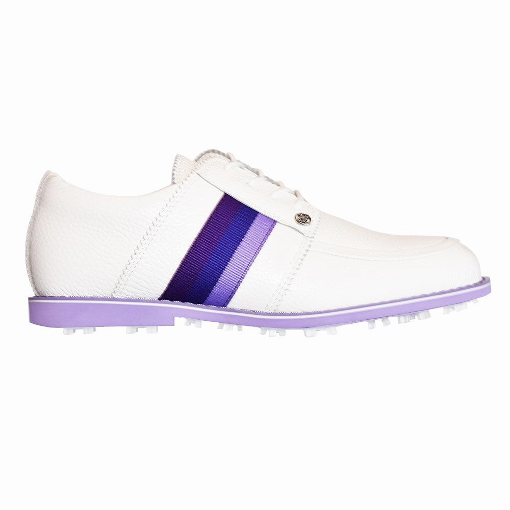 G/Fore Women's Grosgrain Gallivanter Golf Shoes - Snow/Amethyst GFore golf shoe styles