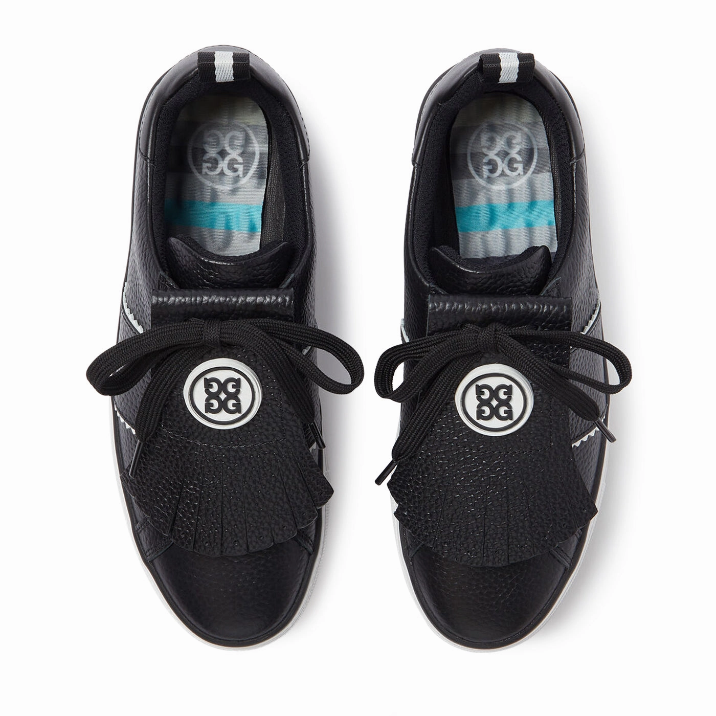 G/Fore Women's Kiltie Distruptor Golf Shoes - Onyx Chic Platform Sneakers