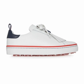 G/Fore Women's Kiltie Distruptor Golf Shoes - Snow Spikeless golf footwear