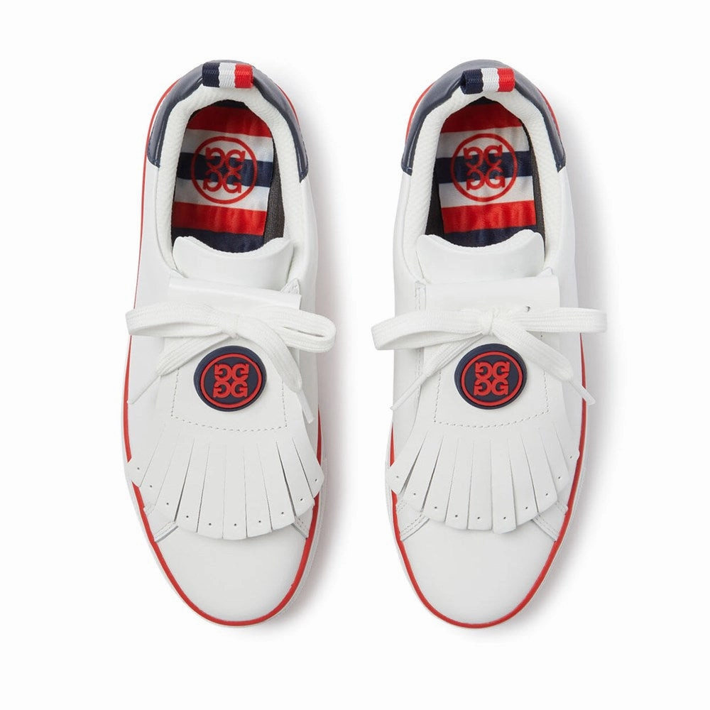 G/Fore Women's Kiltie Distruptor Golf Shoes - Snow Chic Platform Sneakers