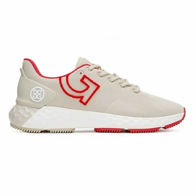 G/Fore Women's MG4  Embroidered Knit Golf Shoes - Stone GFore golf shoe styles