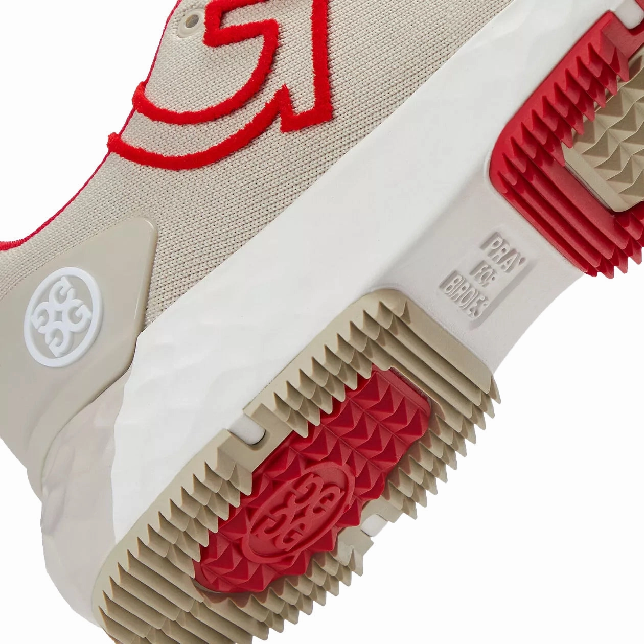 G/Fore Women's MG4  Embroidered Knit Golf Shoes - Stone Tour-Level Golf Shoes