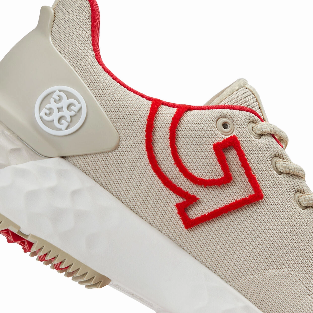 G/Fore Women's MG4  Embroidered Knit Golf Shoes - Stone Tour-Level Golf Shoes