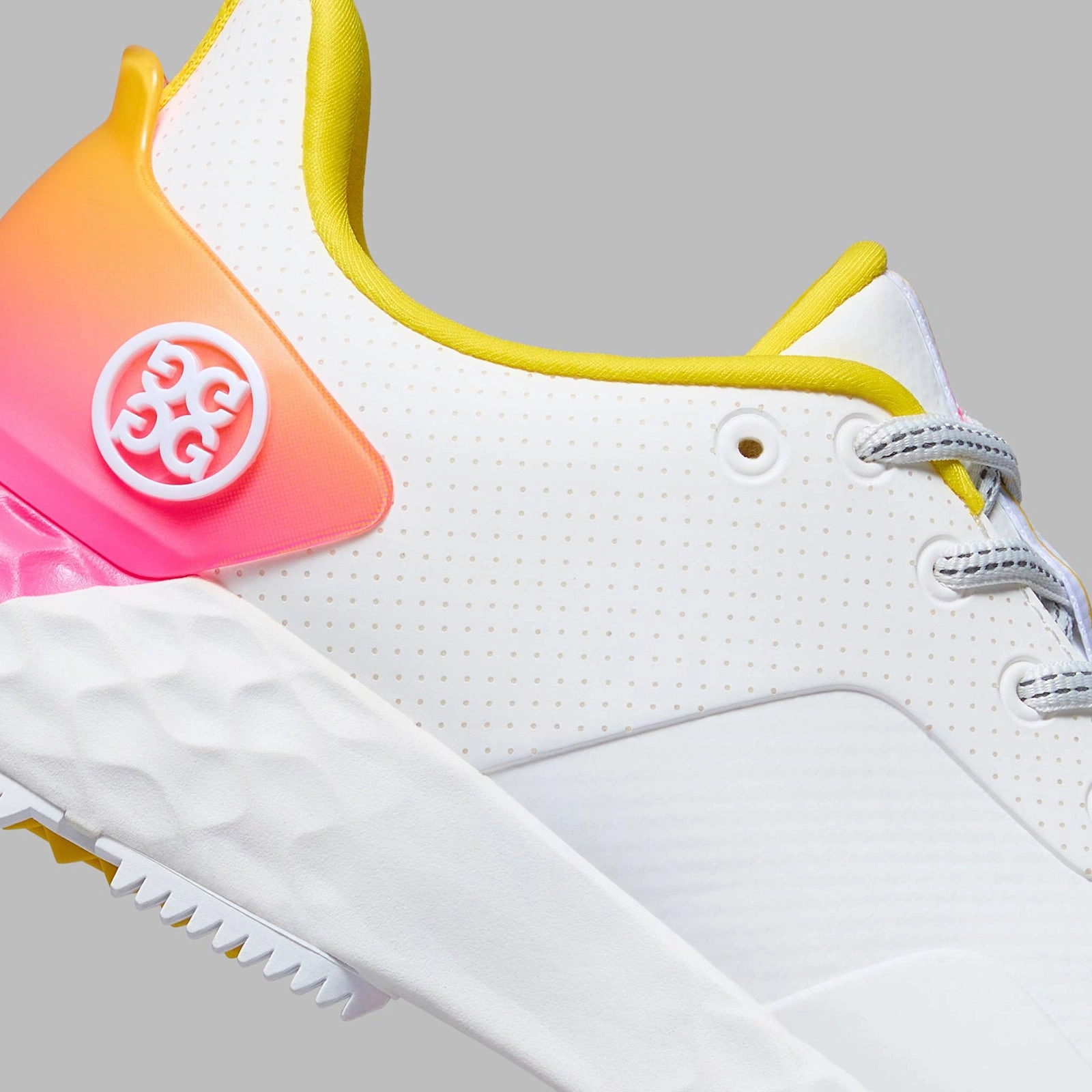 G/Fore Women's MG4  Golf Shoes - Snow/Multi Chic Platform Sneakers