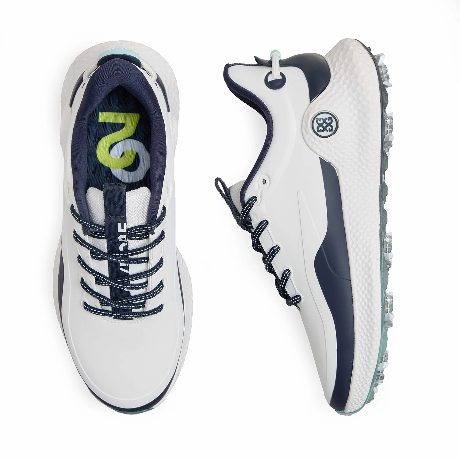G/Fore Women's MG4  O2 G/Lock Golf Shoes - Snow/Twilight Spikeless Swing Shoes