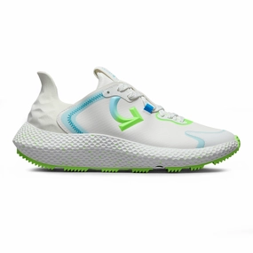 G/Fore Women's MG4X2 Hybrid Cross Trainer Golf Shoes - Snow/Gecko Spikeless golf footwear