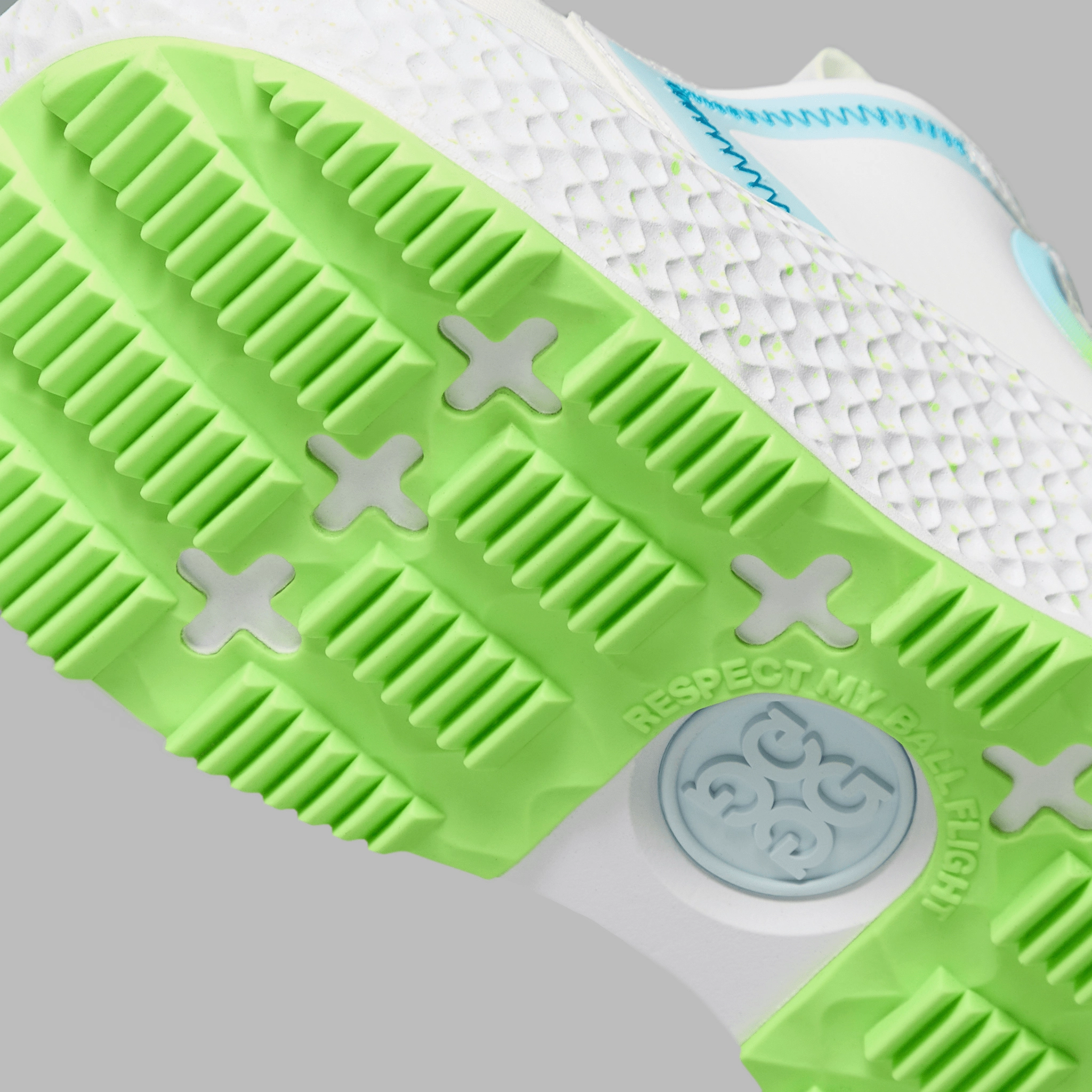 G/Fore Women's MG4X2 Hybrid Cross Trainer Golf Shoes - Snow/Gecko Tour-Level Golf Shoes