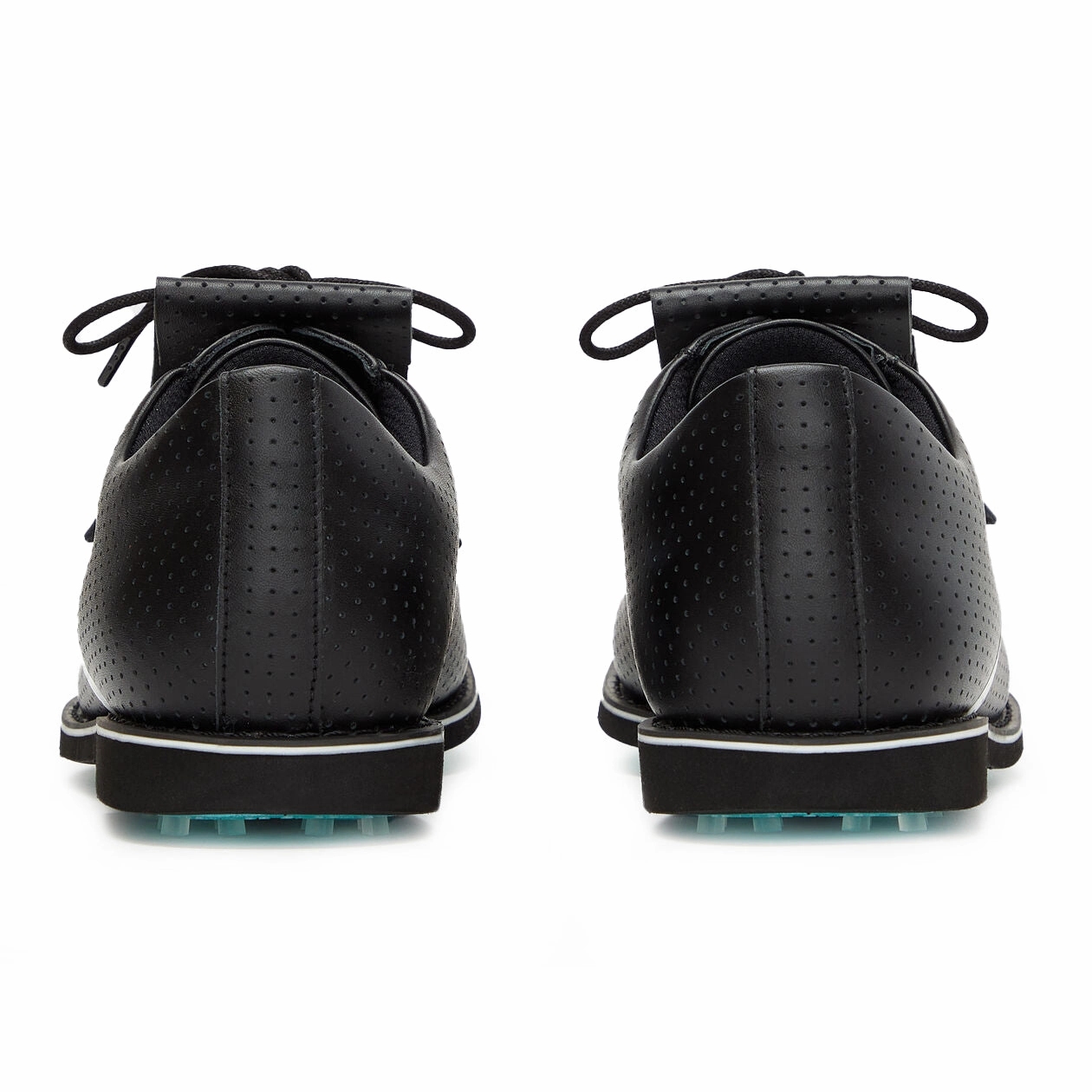 G/Fore Women's Perforated Kiltie Golf Shoes - Onyx Chic Platform Sneakers