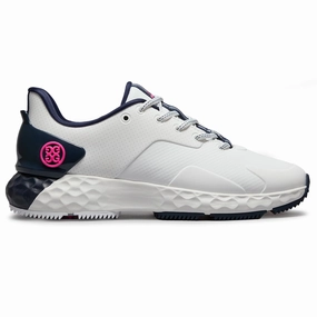 G/Fore Women's Perforated MG4  Golf Shoes - Snow/Twilight Spikeless golf footwear