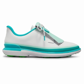G/Fore Women's Tuxedo Stripe Gallivan2r Kiltie Golf Shoes - Siren Spikeless golf footwear
