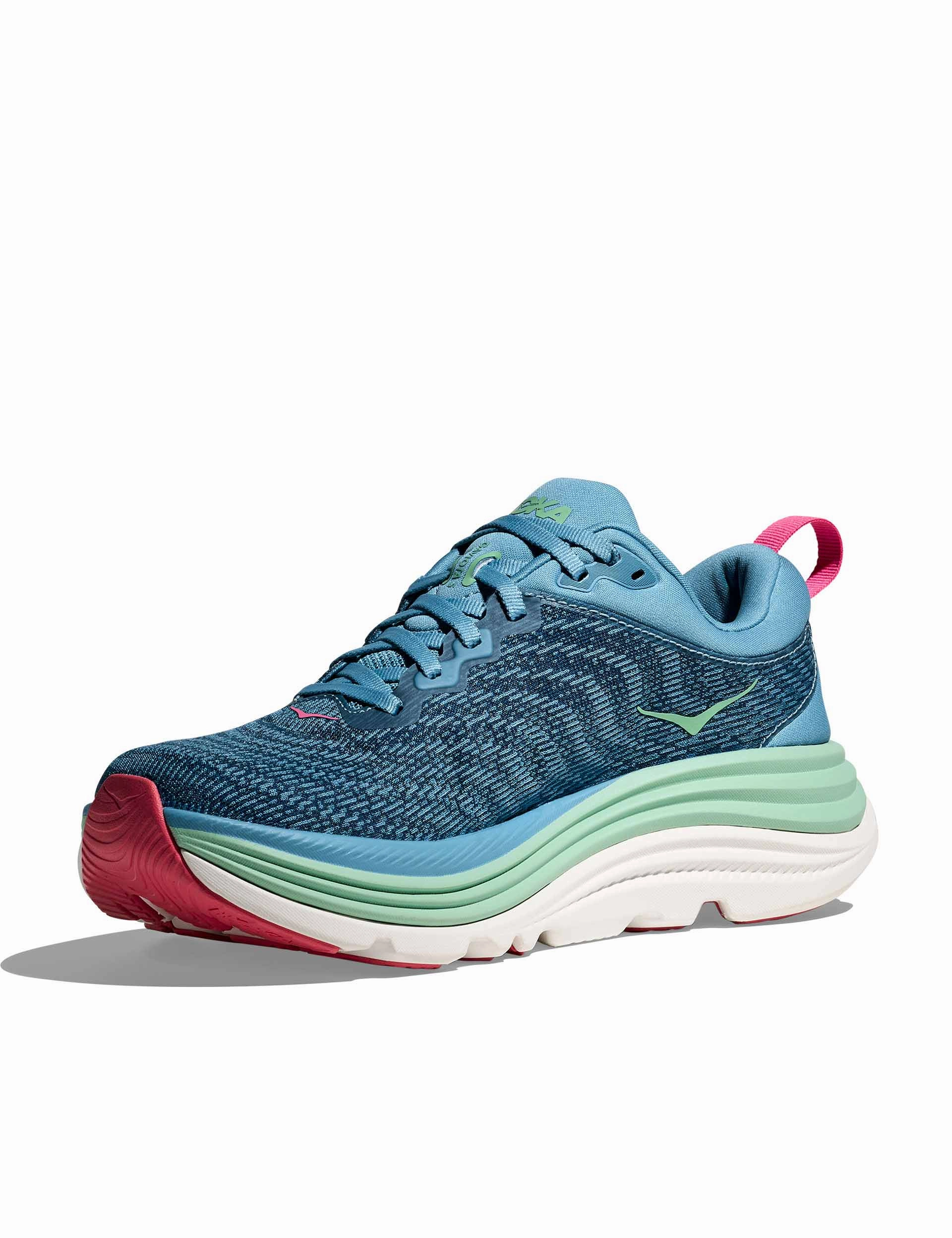 Gaviota 5 - Alpine Blue/Jadeite Hoka trail-ready performance shoes