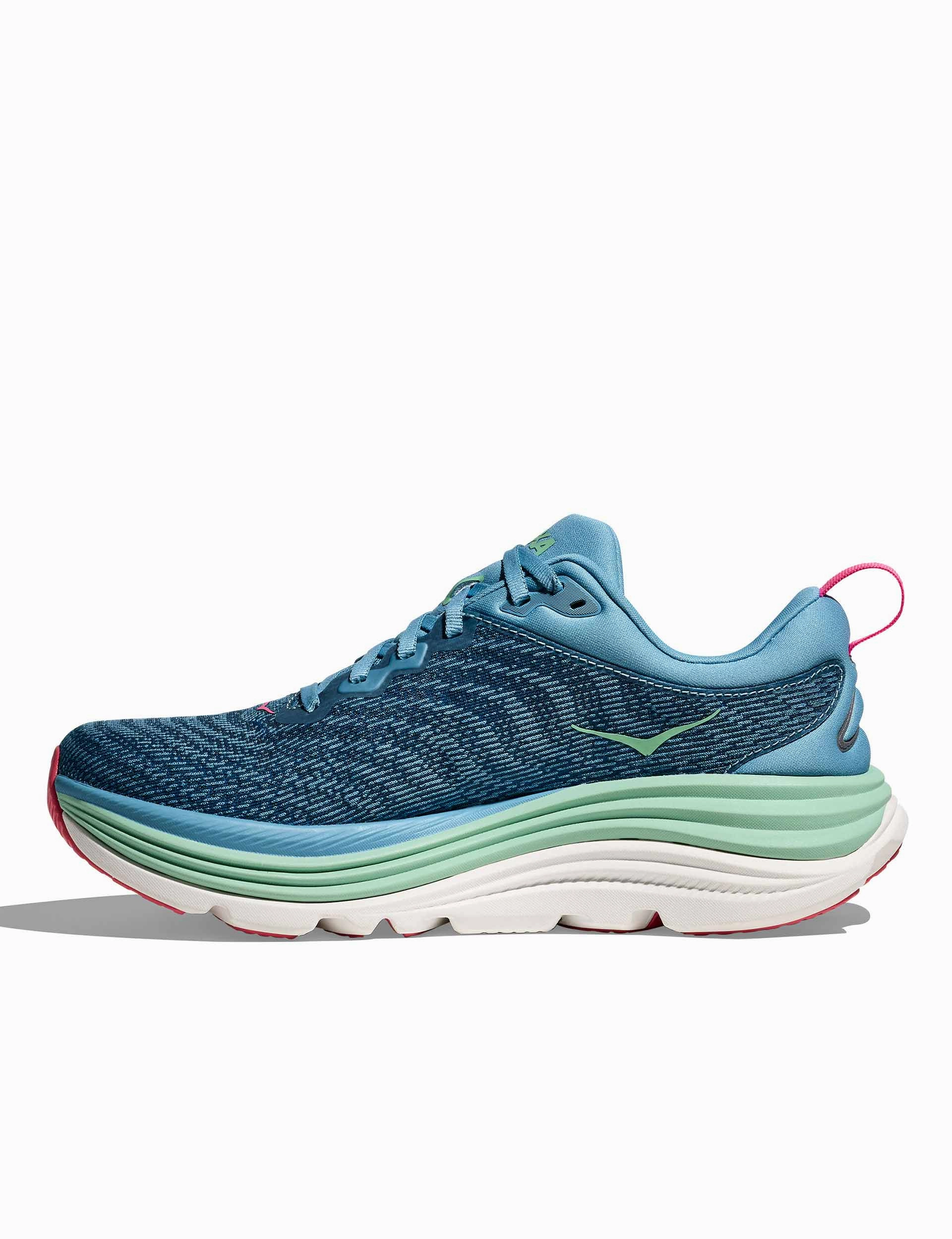 Gaviota 5 - Alpine Blue/Jadeite Hoka trail-ready performance shoes