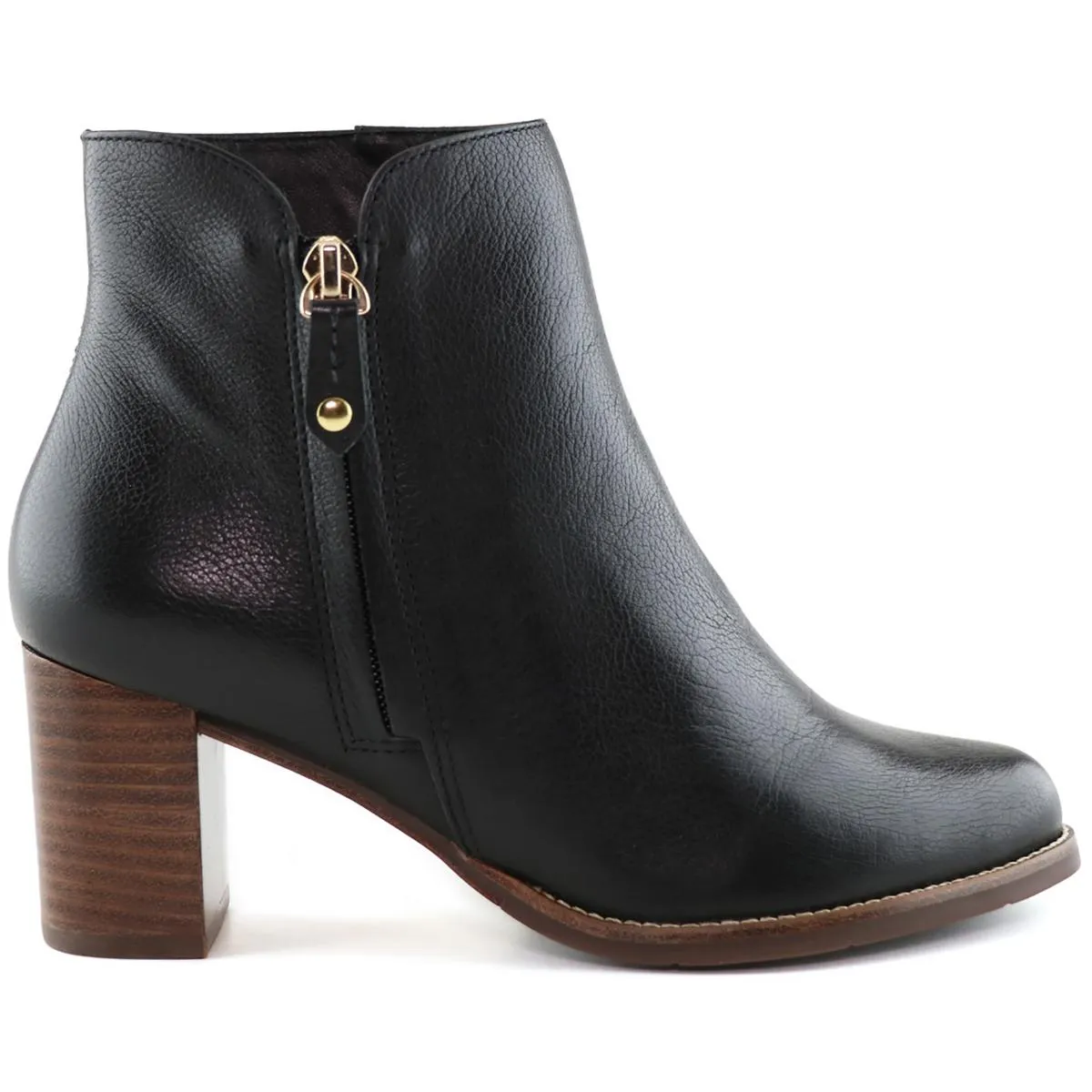 Grand Central Womens Pointed Toe Block Heel Booties