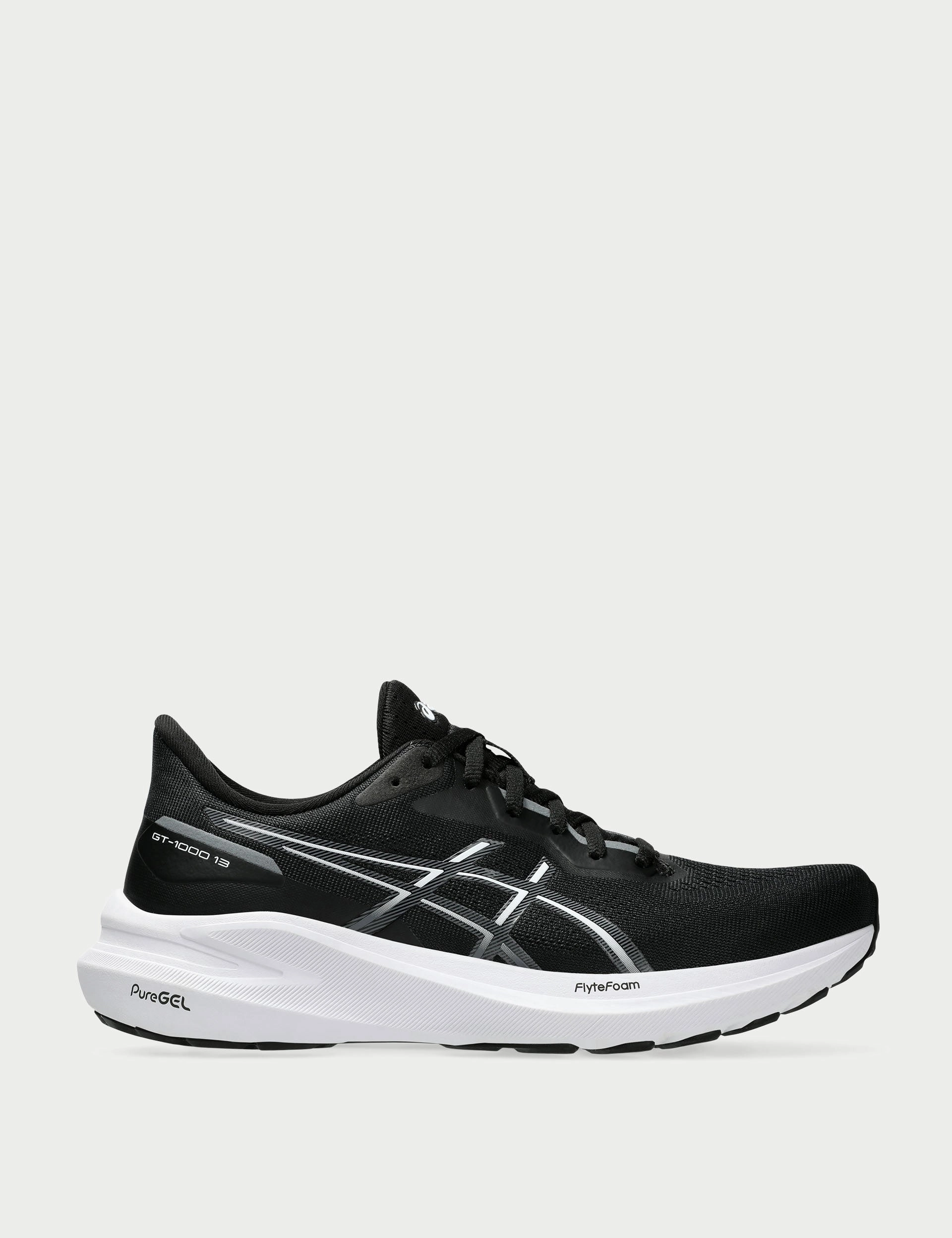 GT-1000 13 - Black/White Asics performance training shoes for gym workouts
