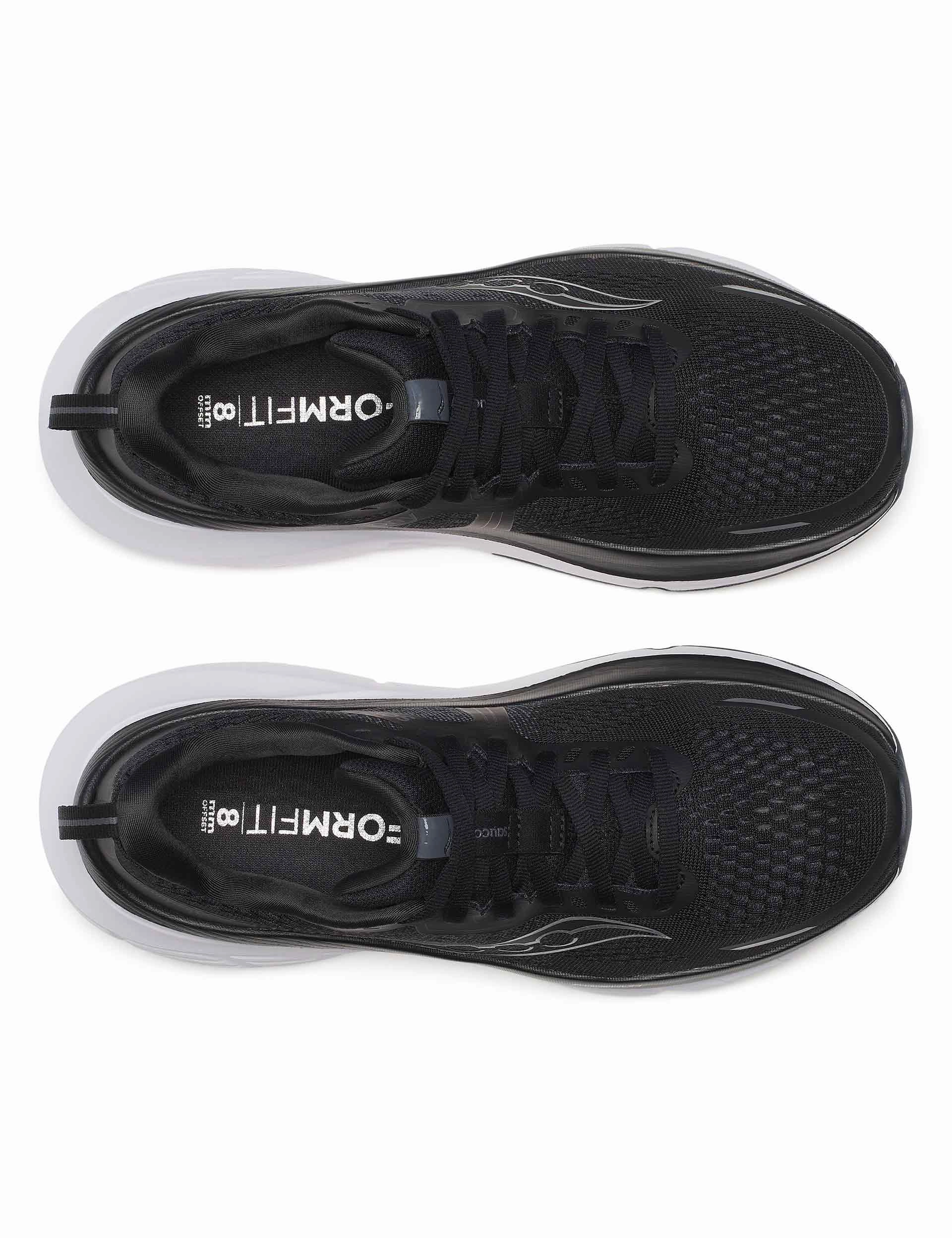 Guide 18 - Black/White Saucony versatile athletic footwear