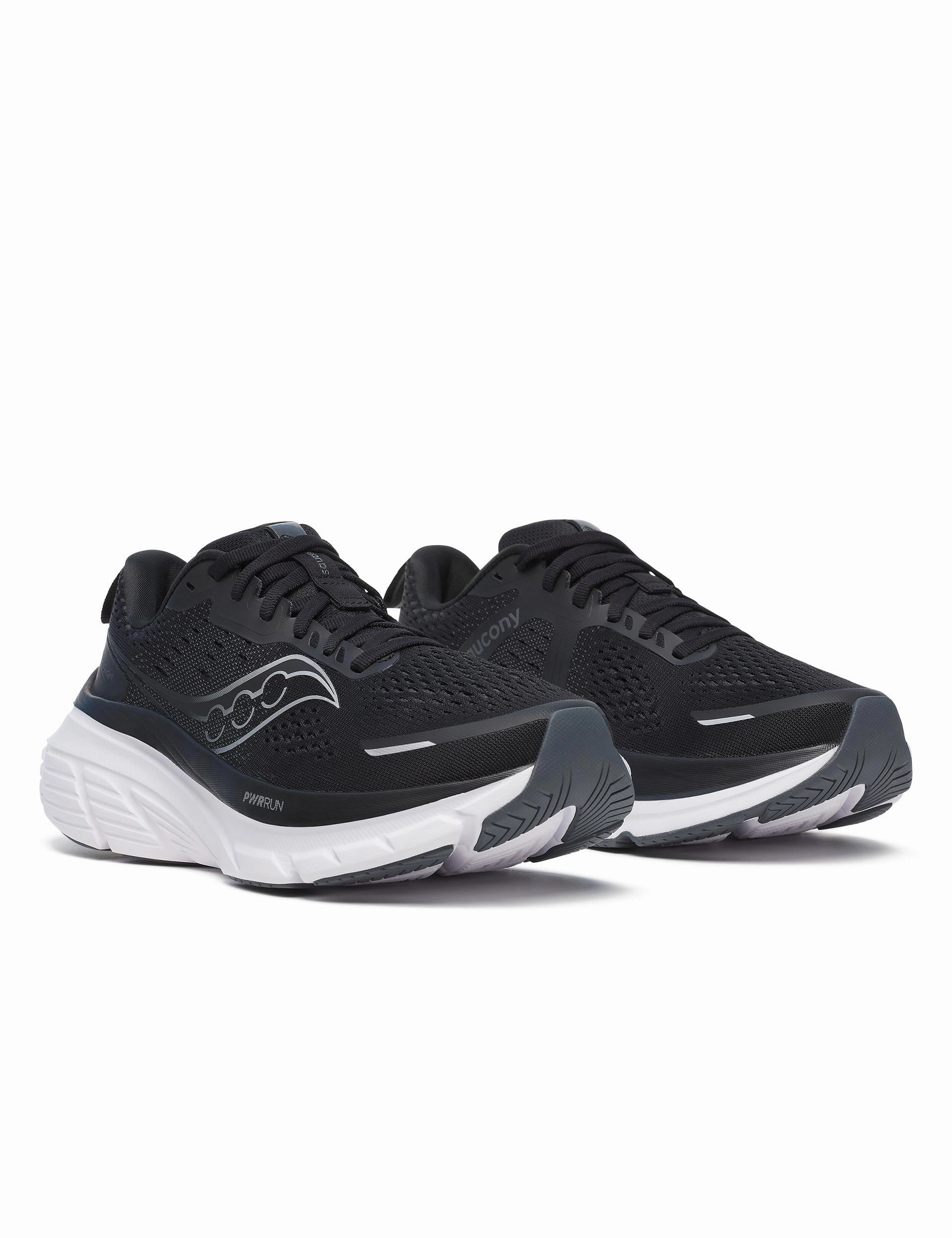 Guide 18 - Black/White Saucony versatile athletic footwear