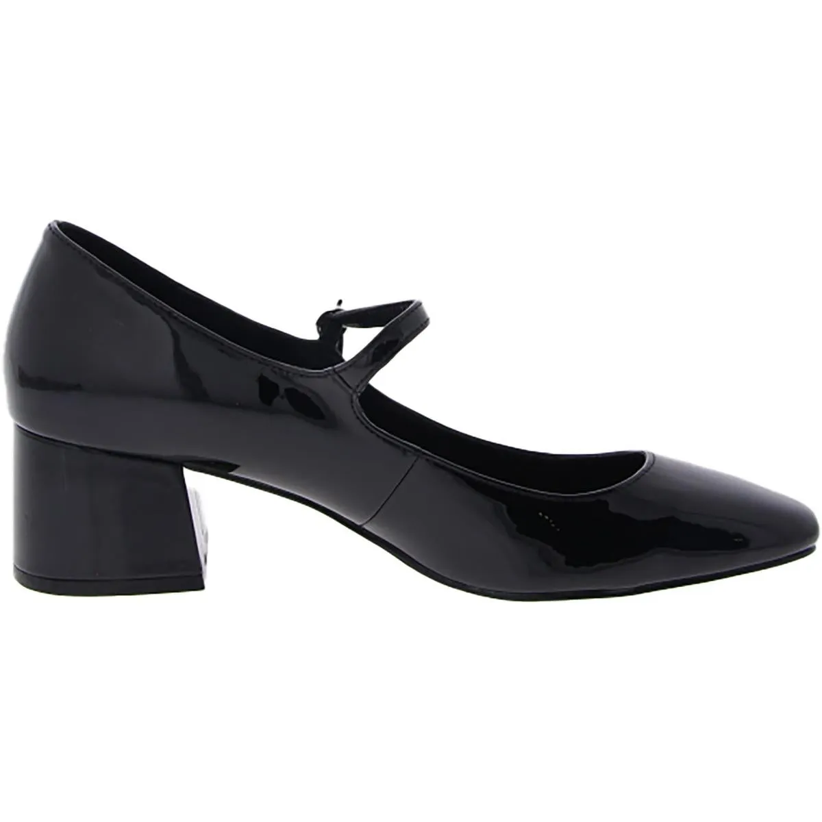 Hawke Womens Denim Square Toe Mary Jane Heels