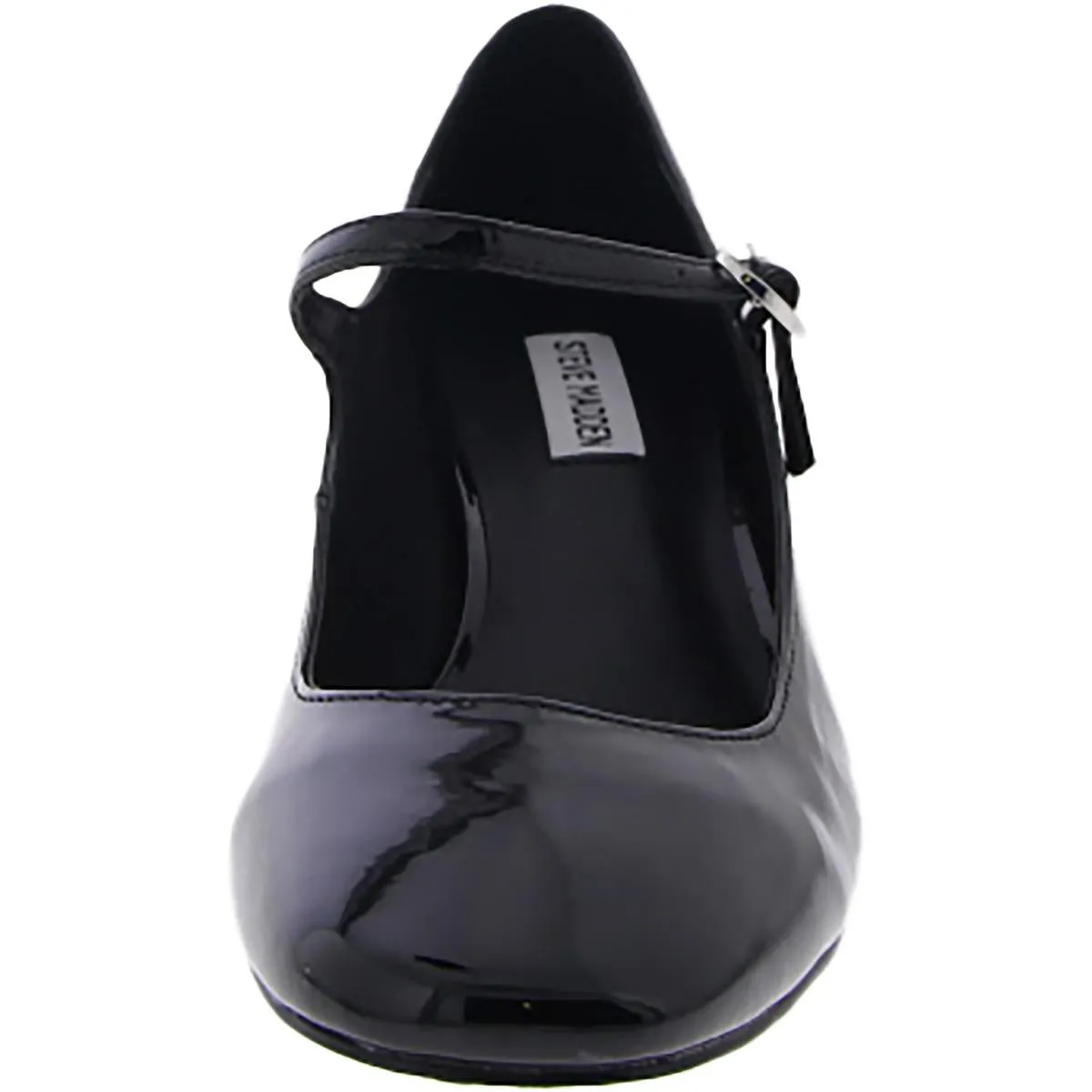 Hawke Womens Denim Square Toe Mary Jane Heels