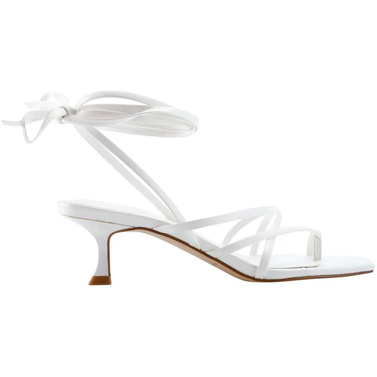 Headway Womens Faux Leather Strappy Heels