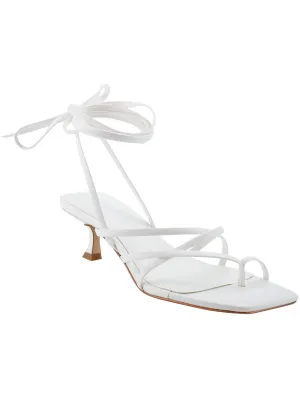 Headway Womens Faux Leather Strappy Heels