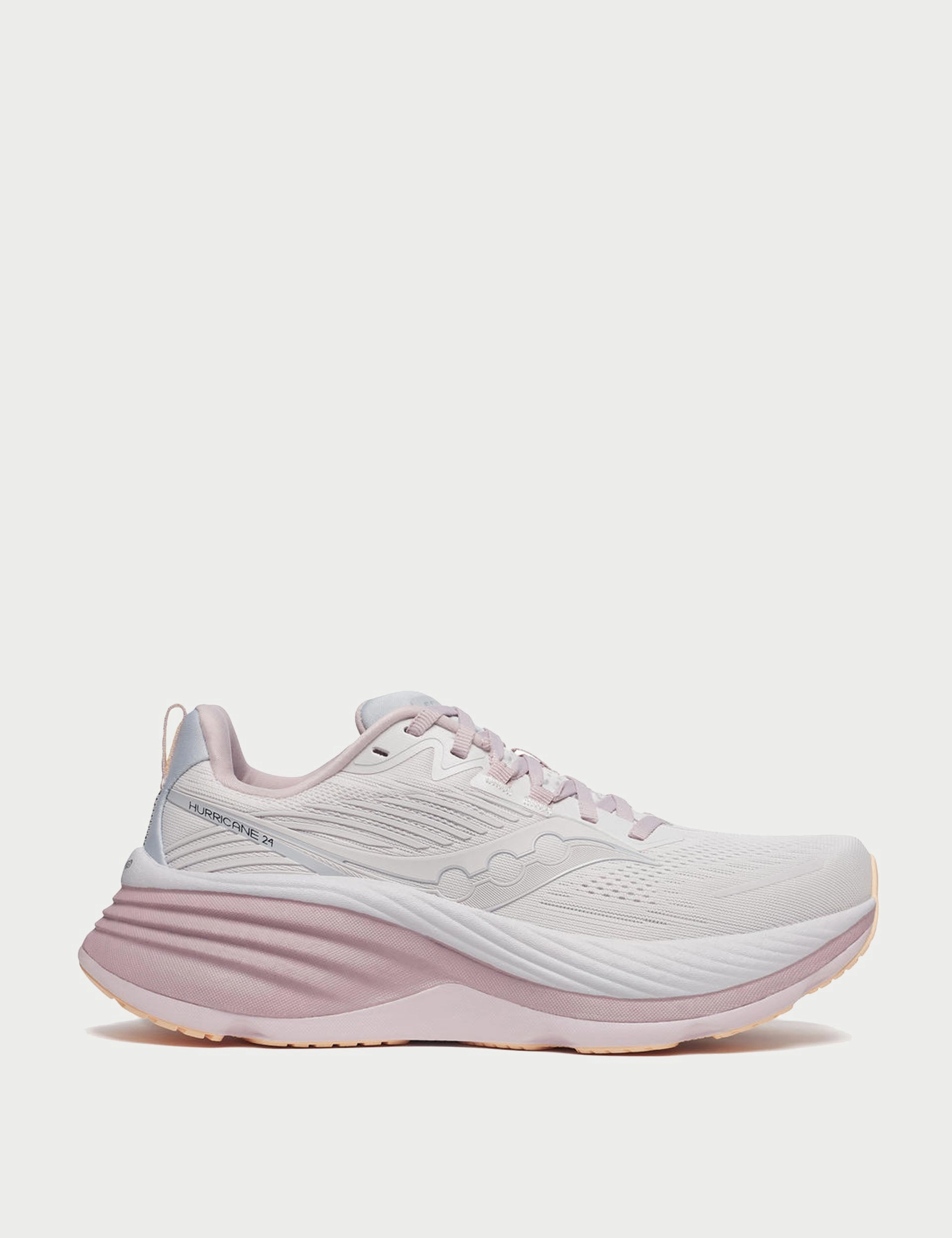 Hurricane 24 - Cloud/Bloom Saucony comfortable workout shoes for fitness