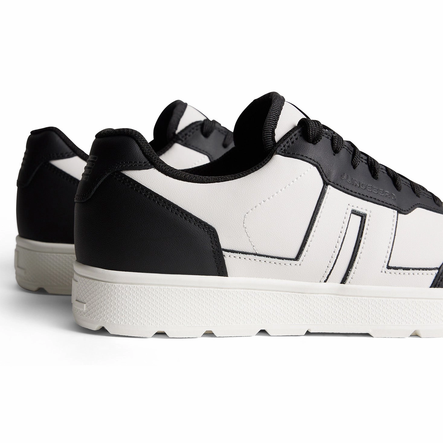 J.Lindeberg Ace Low Golf Sneaker - Black Chic Platform Sneakers