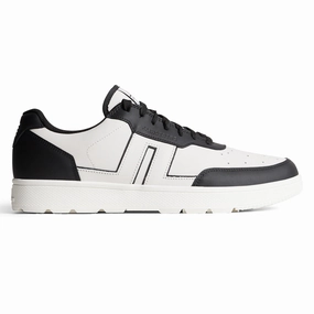 J.Lindeberg Ace Low Golf Sneaker - Black Spikeless golf footwear