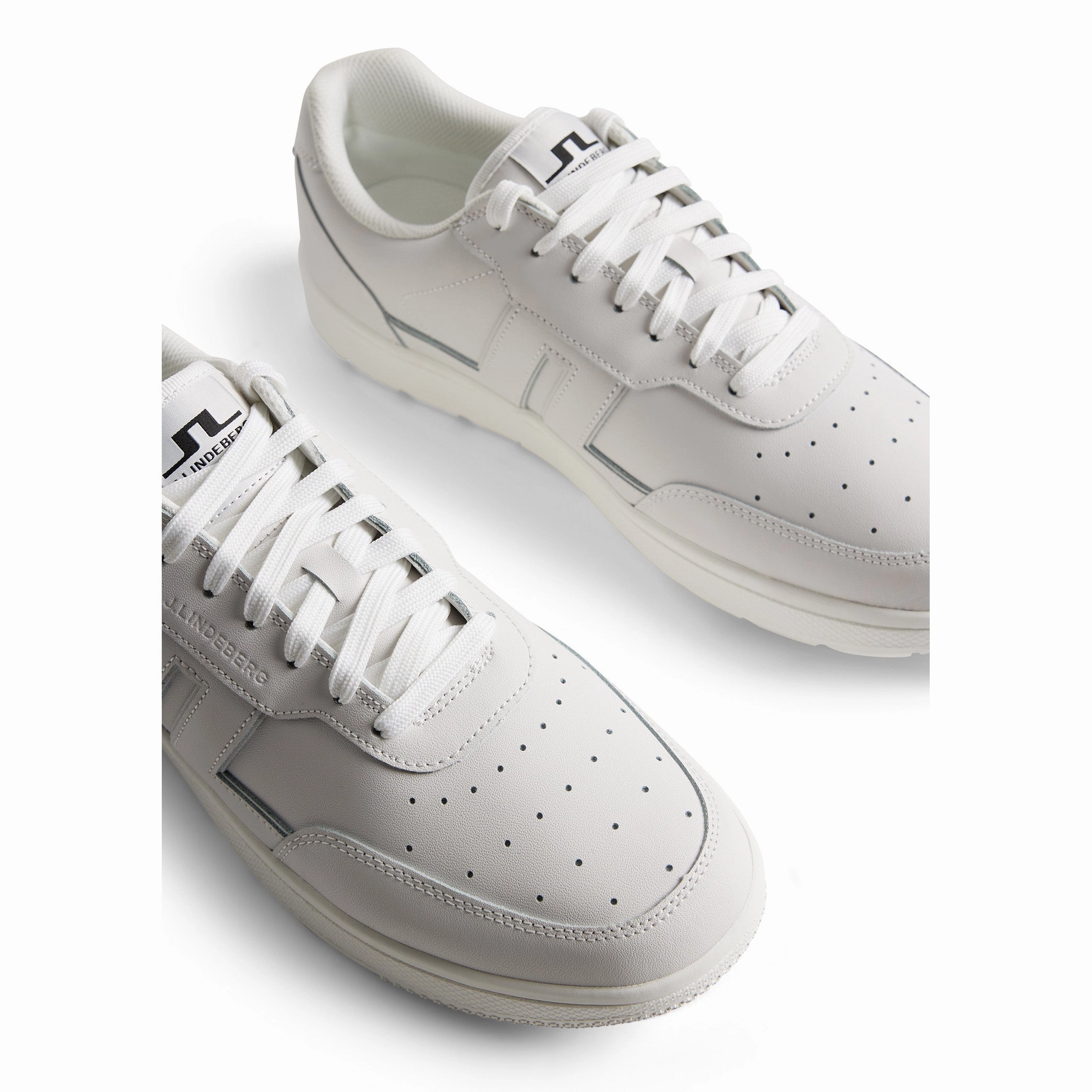 J.Lindeberg Ace Low Golf Sneaker - White Chic Platform Sneakers