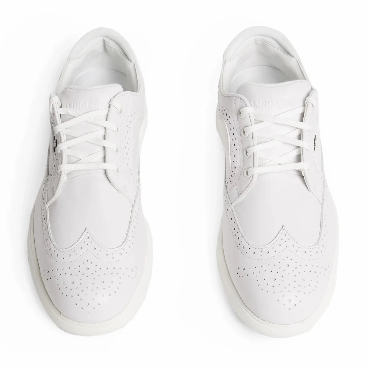 J.Lindeberg Fairway Brogue Golf Shoes - White Chic Platform Sneakers