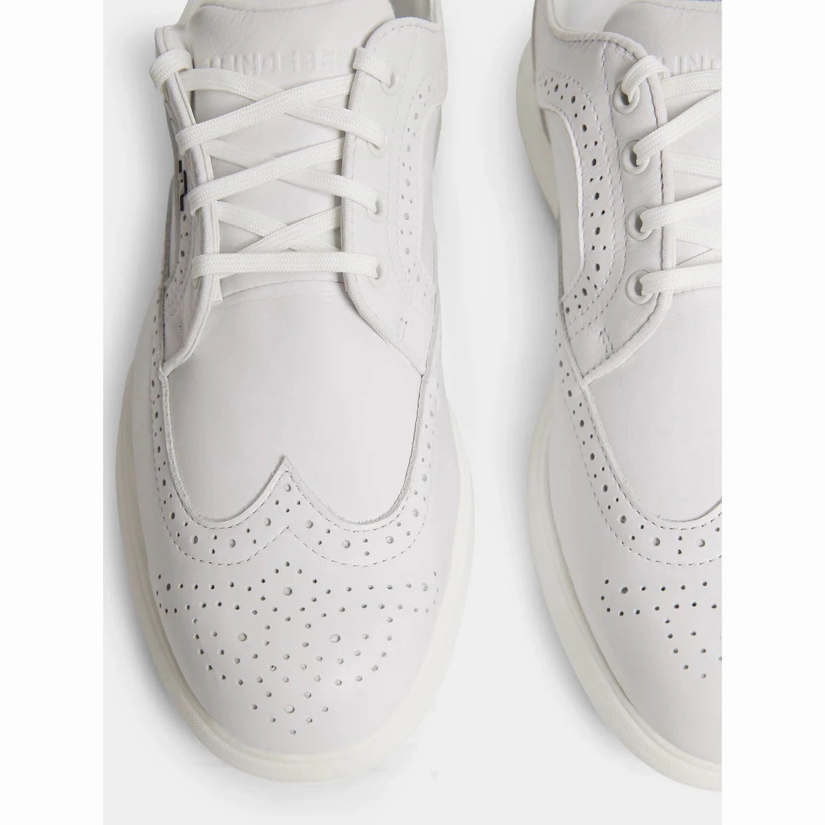 J.Lindeberg Fairway Brogue Golf Shoes - White Chic Platform Sneakers