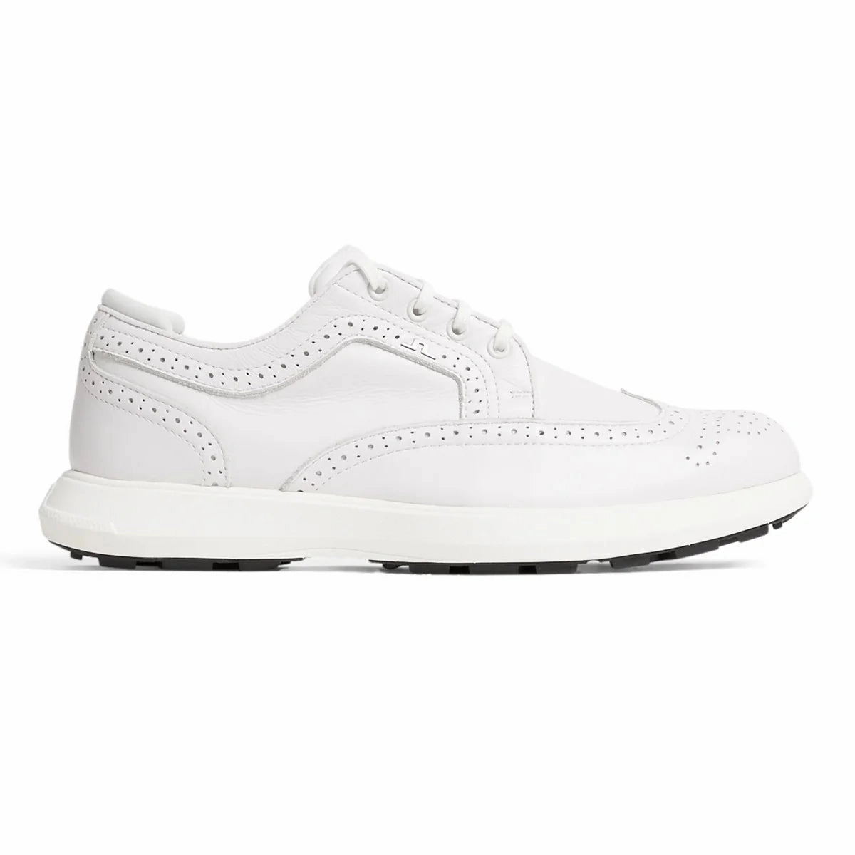J.Lindeberg Fairway Brogue Golf Shoes - White Spikeless golf footwear