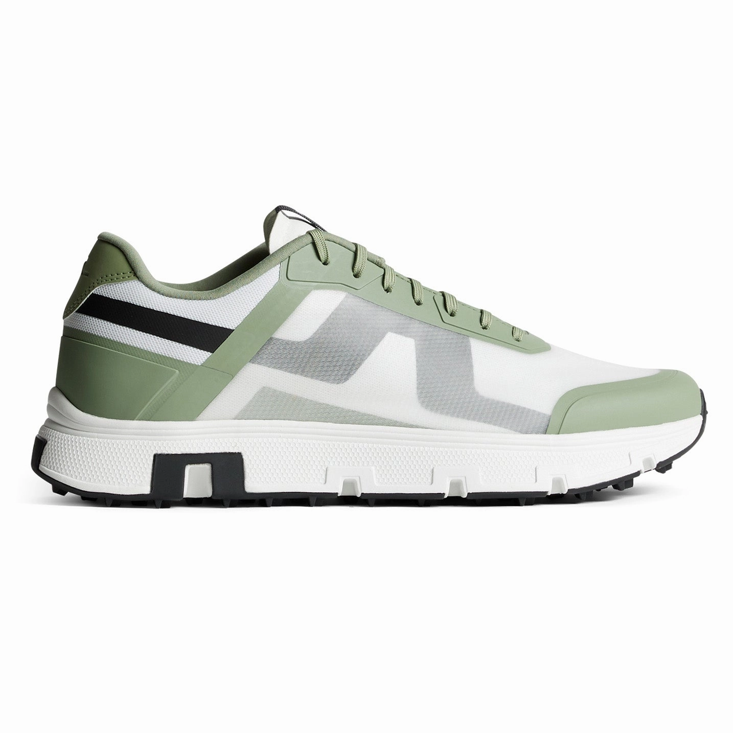 J.Lindeberg Vent 500 Golf Shoes - Oil Green Spikeless golf footwear