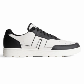 J.Lindeberg Women's Ace Low Golf Sneaker - Black Spikeless golf footwear