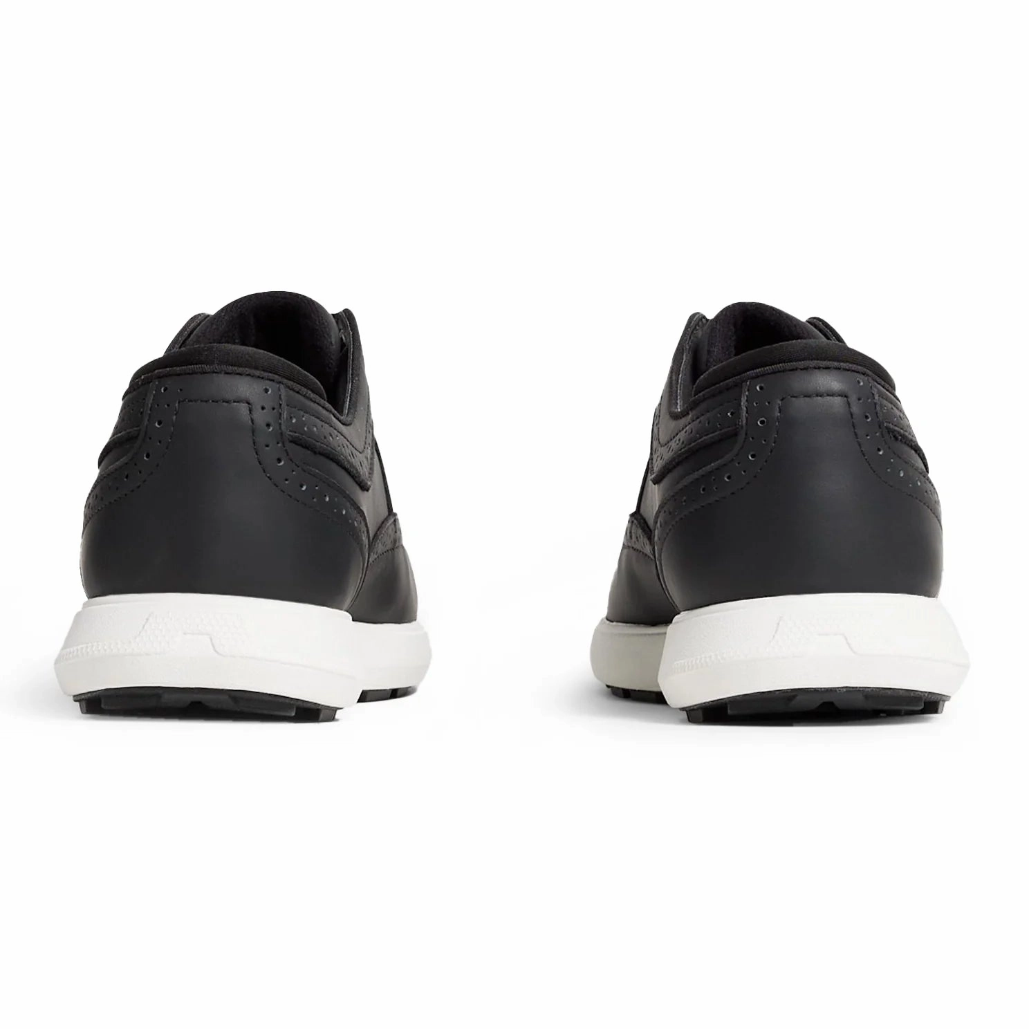 J.Lindeberg Women's Fairway Brogue Golf Shoes - Black Tour Golf Sneakers