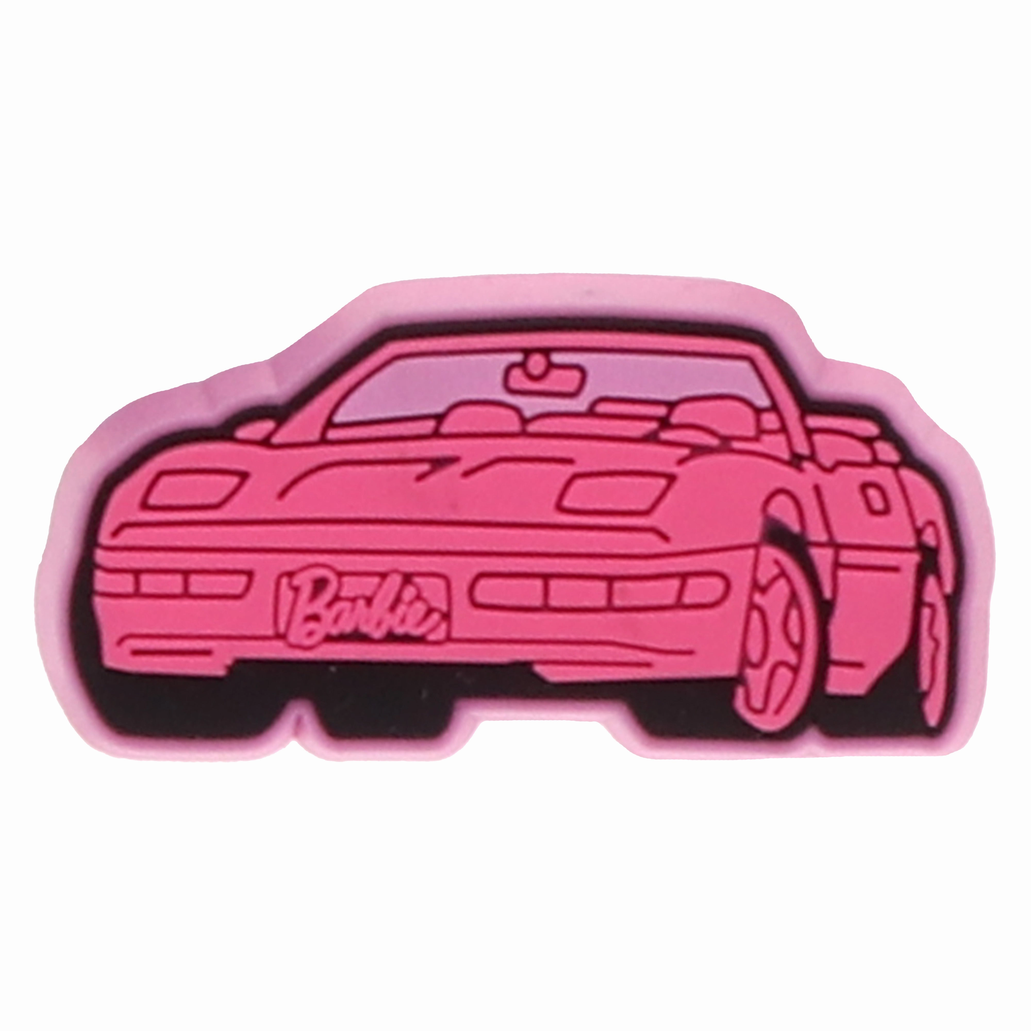 Jibbitz Barbie Car Crocs slip-on shoes for casual use