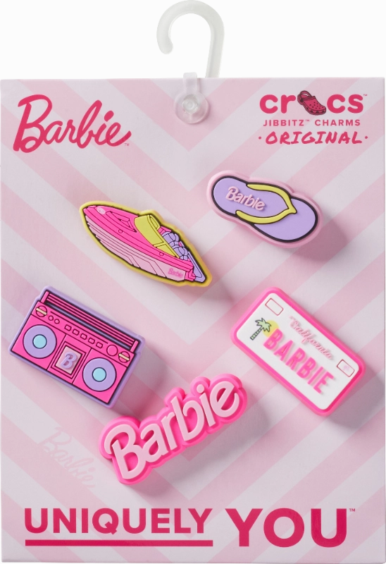 Jibbitz Barbie Retro 5-Pack Crocs slip-on shoes for casual use