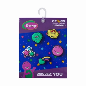 Jibbitz Barney 5-Pack Crocs slip-on shoes for casual use