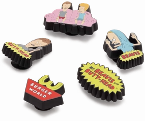 Jibbitz Beavis & Butthead 5-Pack Crocs slip-on shoes for casual use
