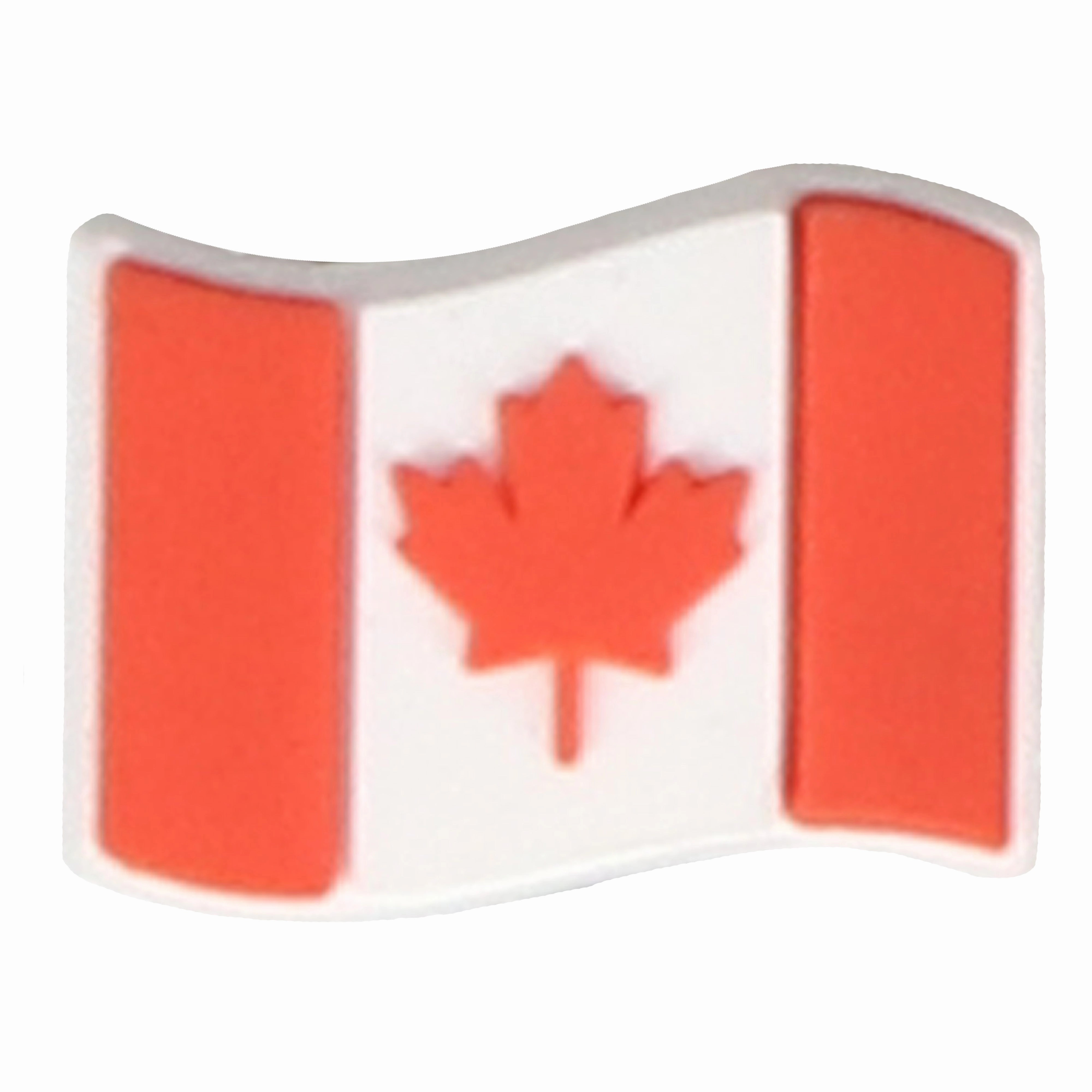 Jibbitz Canada Flag Crocs slip-on shoes for casual use