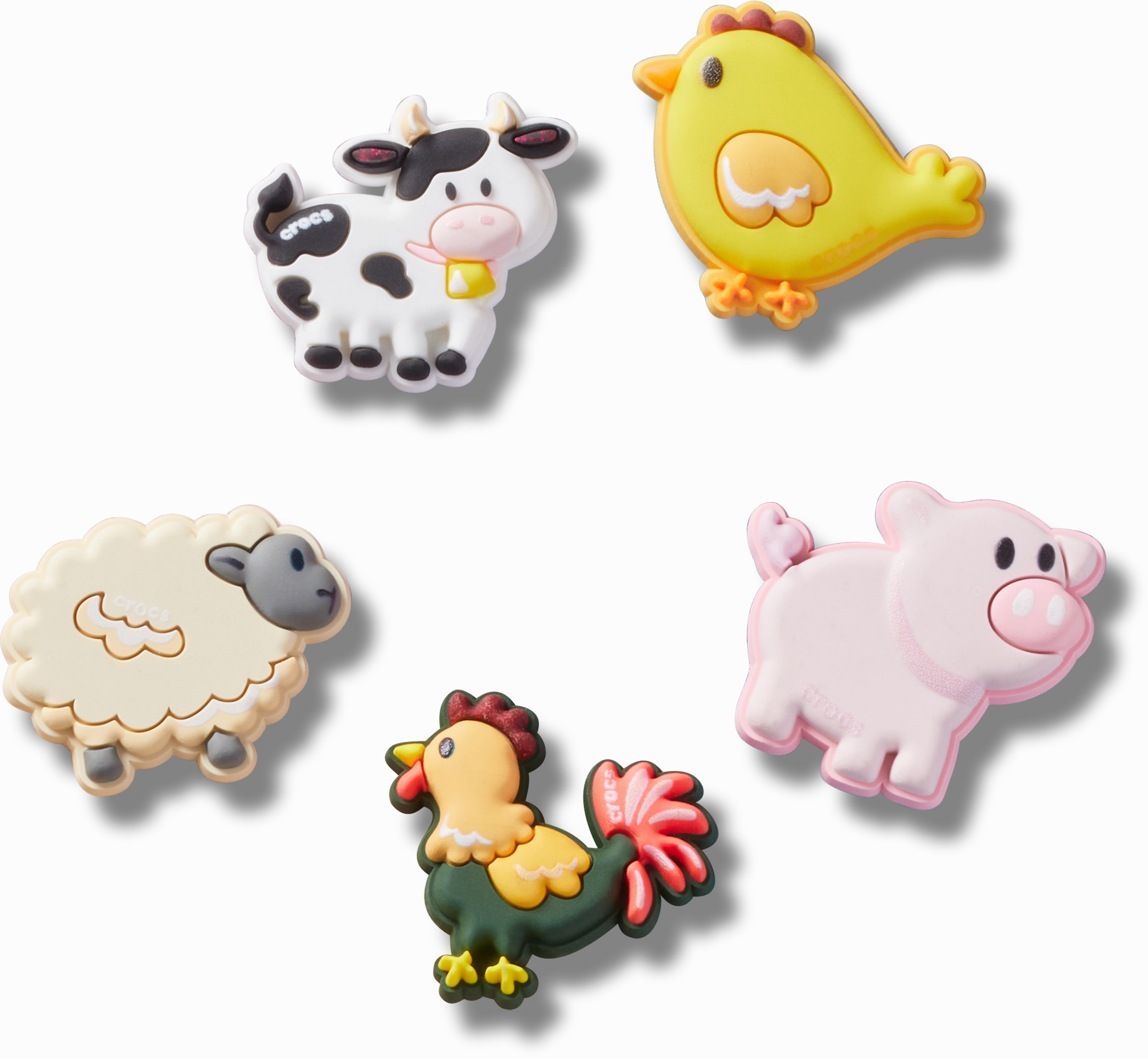 Jibbitz Farm Friend Animals 5-Pack Slip-On Shoes