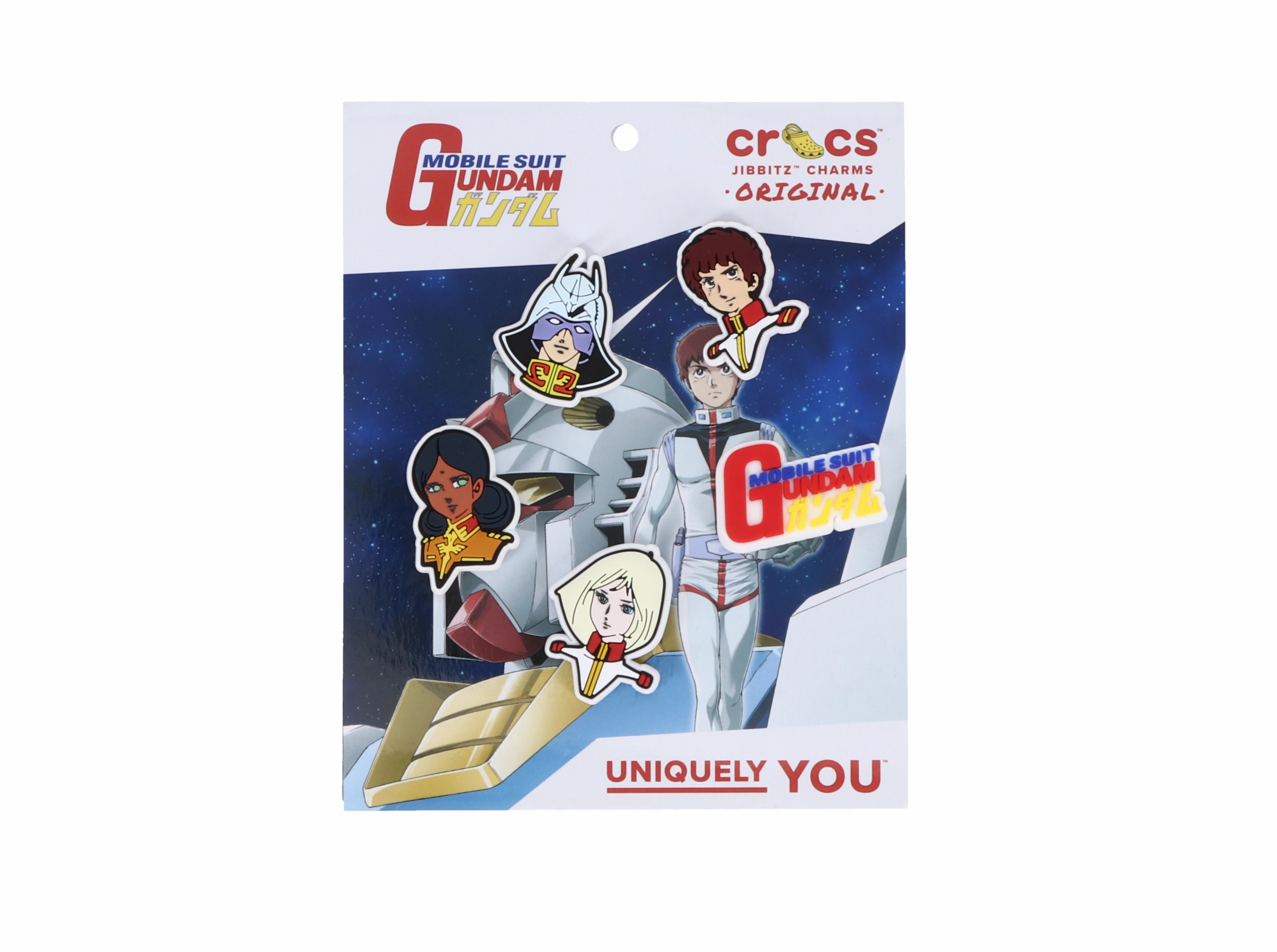 Jibbitz Gundam 5-Pack Crocs slip-on shoes for casual use