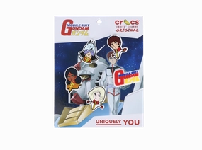 Jibbitz Gundam 5-Pack Crocs slip-on shoes for casual use