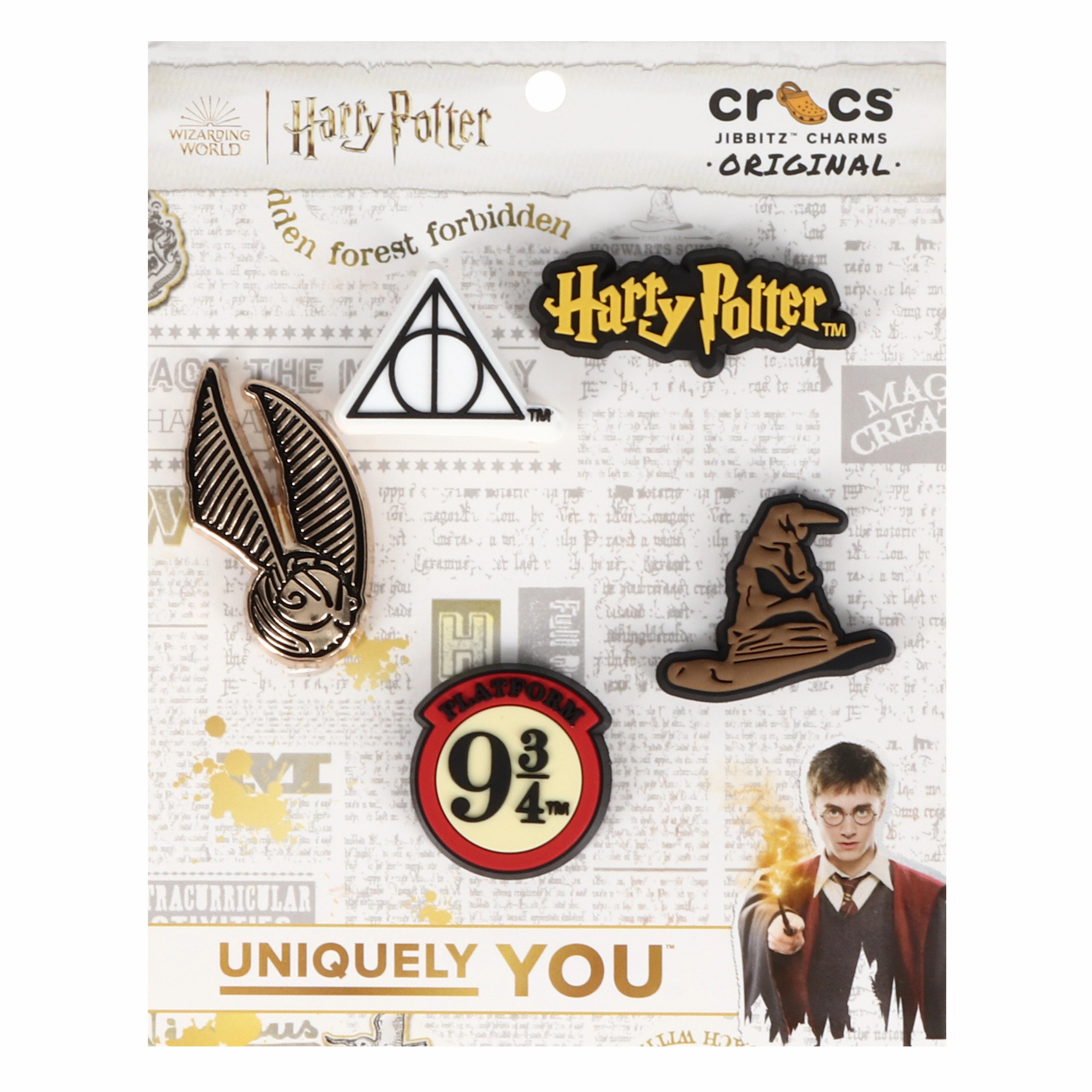 Jibbitz Harry Potter Symbol 5-Pack Crocs slip-on shoes for casual use