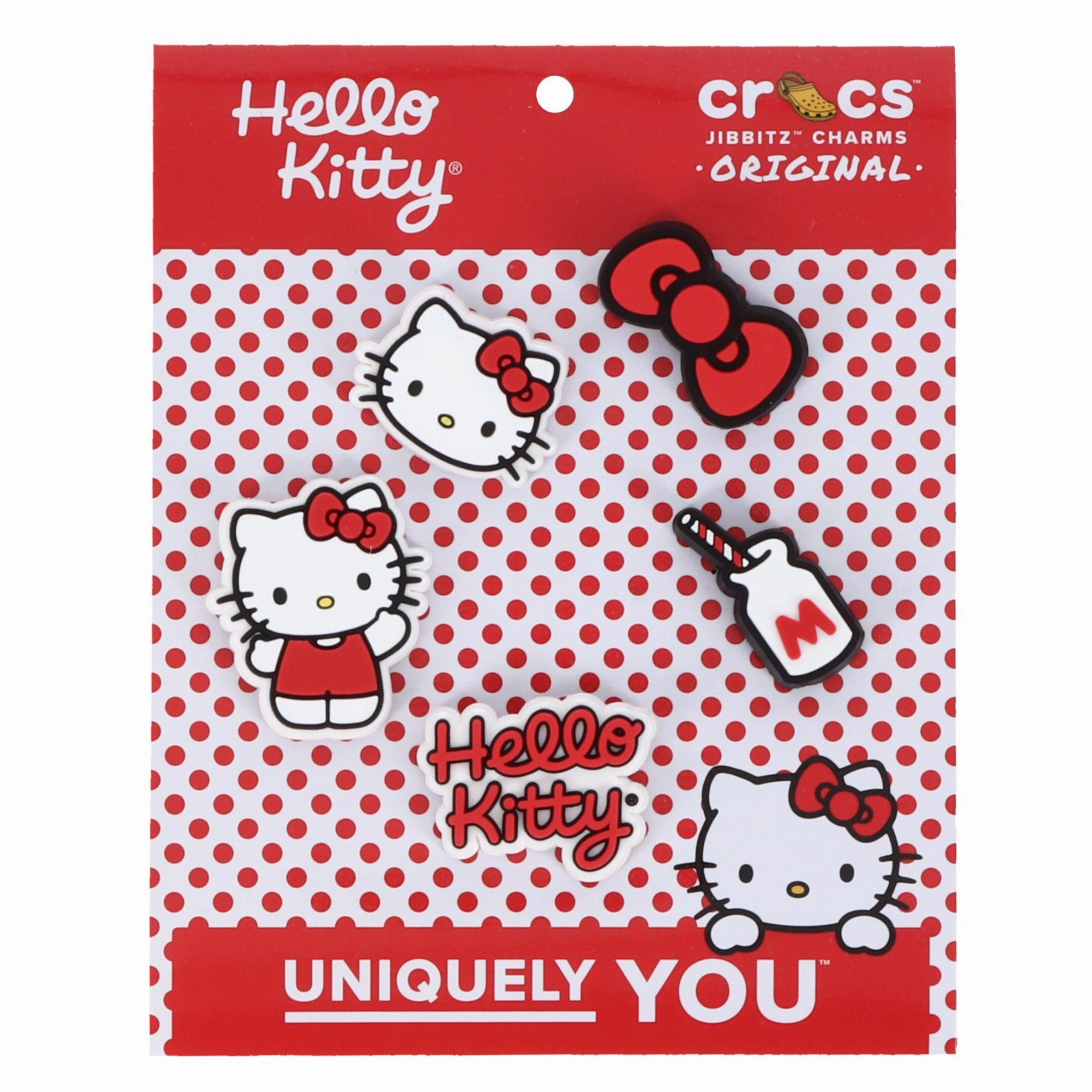 Jibbitz Hello Kitty 5-Pack Crocs slip-on shoes for casual use