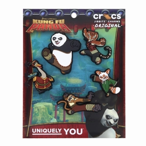 Jibbitz Kung Fu Panda 5-Pack Crocs slip-on shoes for casual use