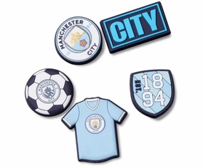Jibbitz Manchester City FC 5-Pack Crocs slip-on shoes for casual use