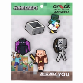 Jibbitz Minecraft 5-Pack Crocs slip-on shoes for casual use