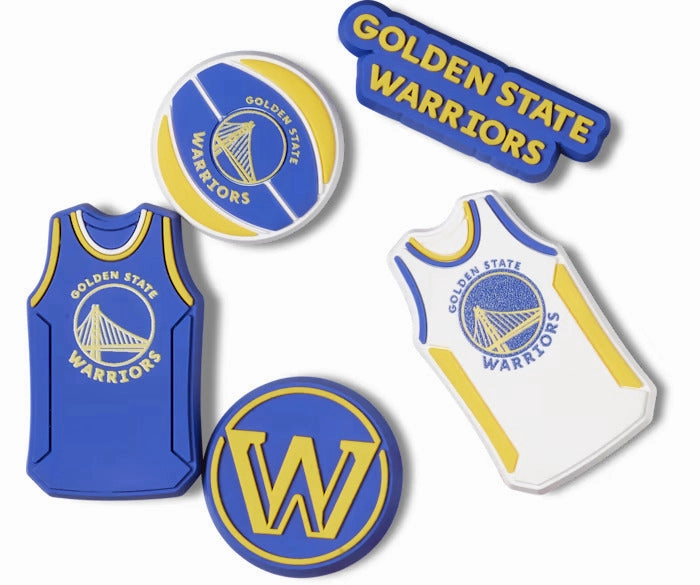 Jibbitz NBA Golden State 5-Pack Crocs slip-on shoes for casual use